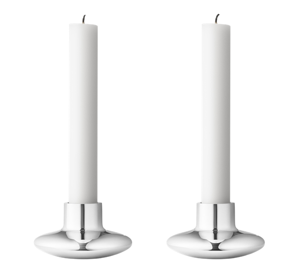 HK lysestaker 2 pk fra Georg Jensen