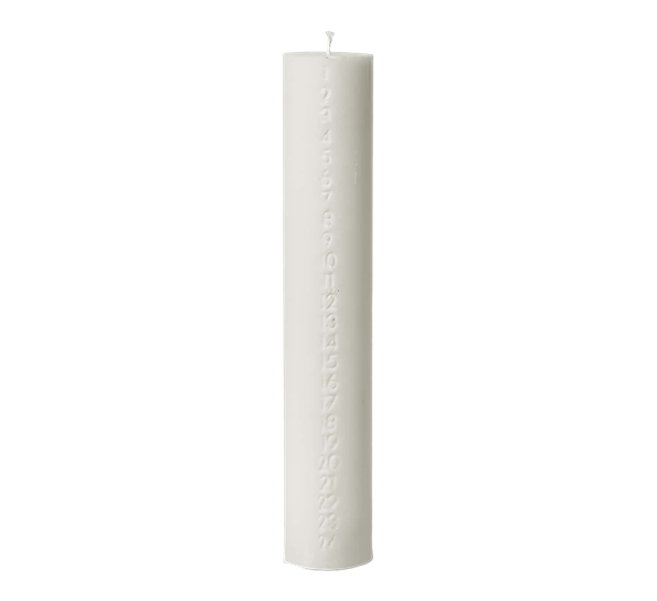 Pure kalenderlys ø5 cm h 30 cm hvit fra Ferm Living