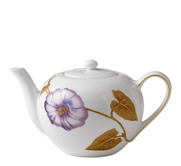 Flora tekanne 1,3l morning glory fra Royal Copenhagen