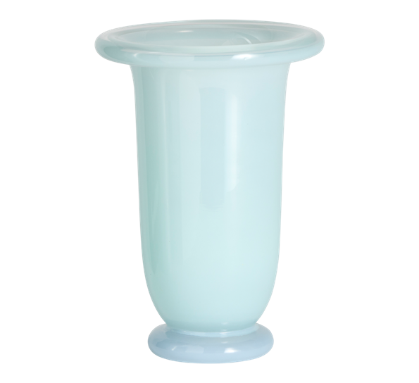 Empire vase 21 cm isblå med lyseblå base fra HAY