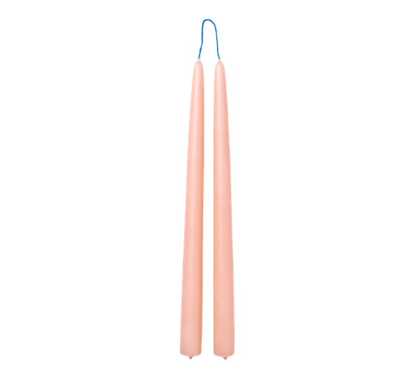 Dipped candles lys 2 pk 30 cm blush fra Ferm Living