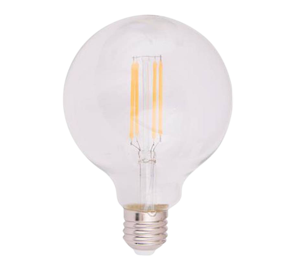Globe LED-lyspære 80 mm 4W E27 450 lumen Flavia