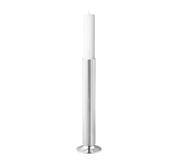 Bernadotte gulvlysestake stål h50 cm fra Georg Jensen