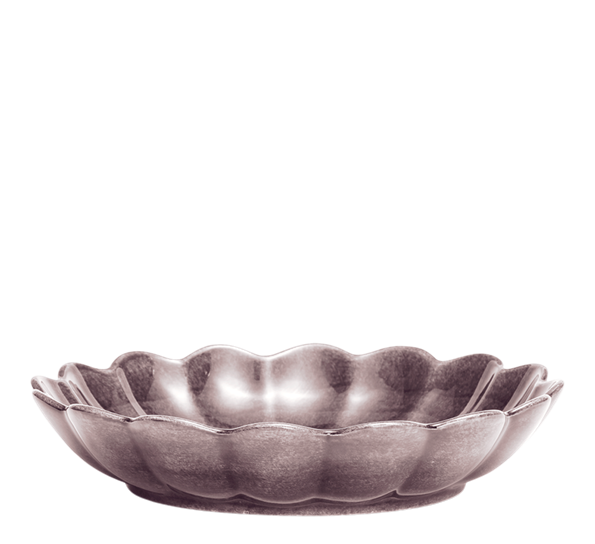 Oyster skål 24 cm 90 cl plum fra Mateus