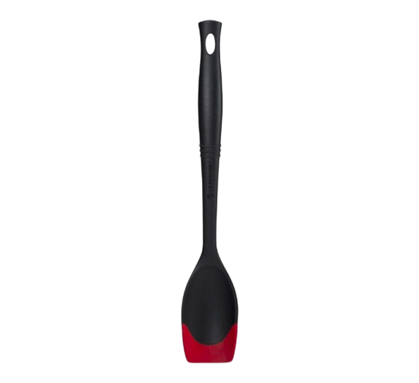Fleksibel skje 34 cm sort, rød fra Le Creuset