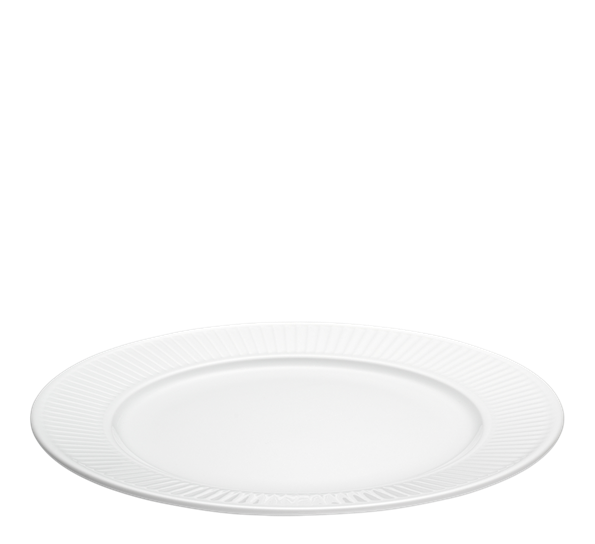 Plissé tallerken flat ø22 cm fra Pillivuyt