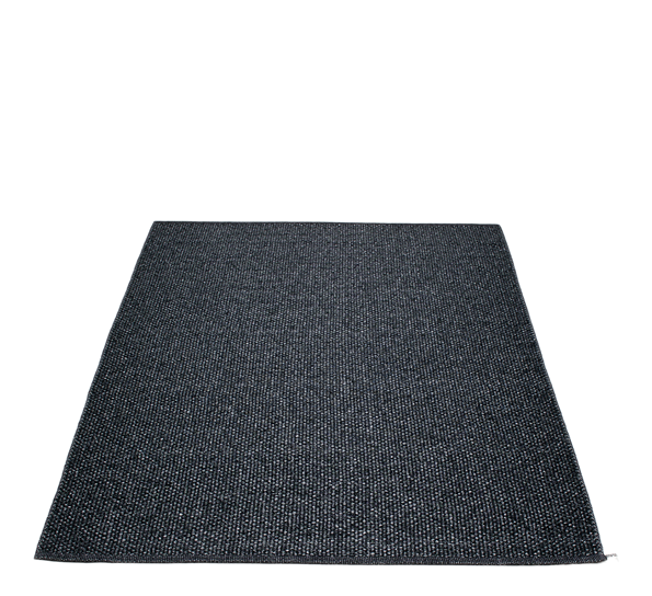 Svea matte sort metallic 230x320 cm Pappelina