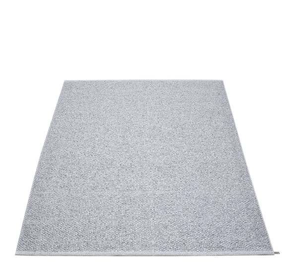 Svea matte grå metallic 180x260 cm Pappelina
