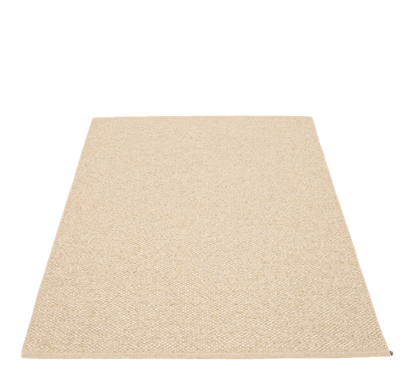 Svea matte beige metallic 140x220 cm Pappelina