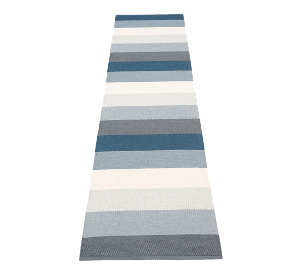Molly matte ocean grey 70x300 cm fra Pappelina