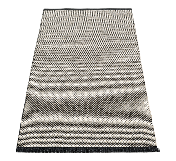 Effi matte sort 85x160 cm fra Pappelina
