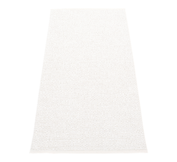 Svea matte hvit metallic 70x160 cm Pappelina