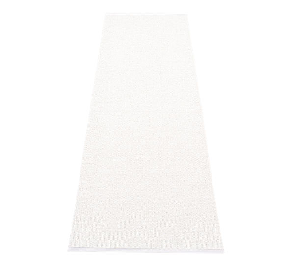 Svea matte hvit metallic 70x240 cm Pappelina