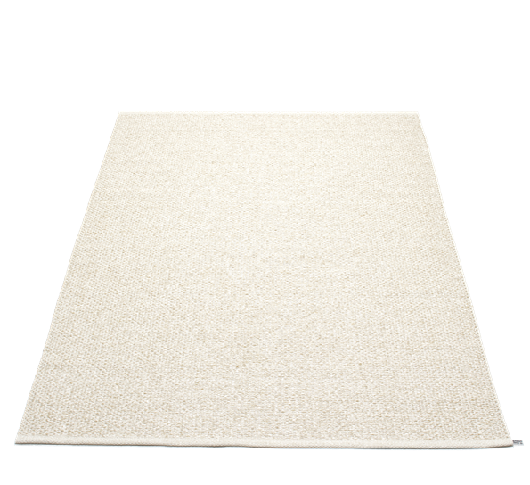 Svea matte vanilje metallic 140x220 cm Pappelina