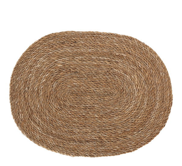 <p>Emil spisebrikke 45x32 cm sjøgress natur Dixie</p>
