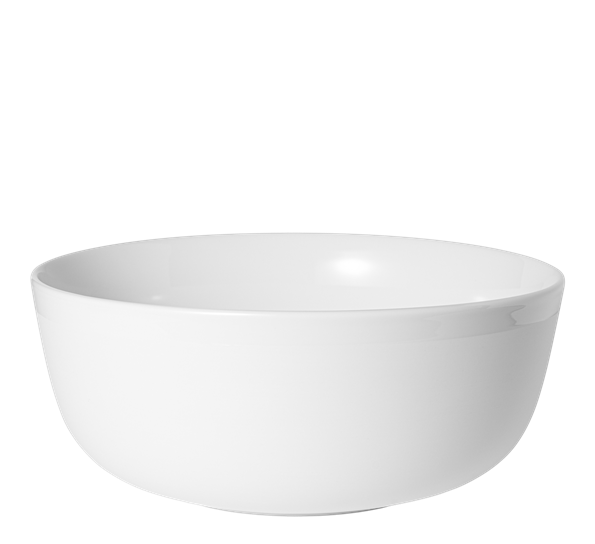 Capsule skål 24 cm hvit Skaugum Royal Design