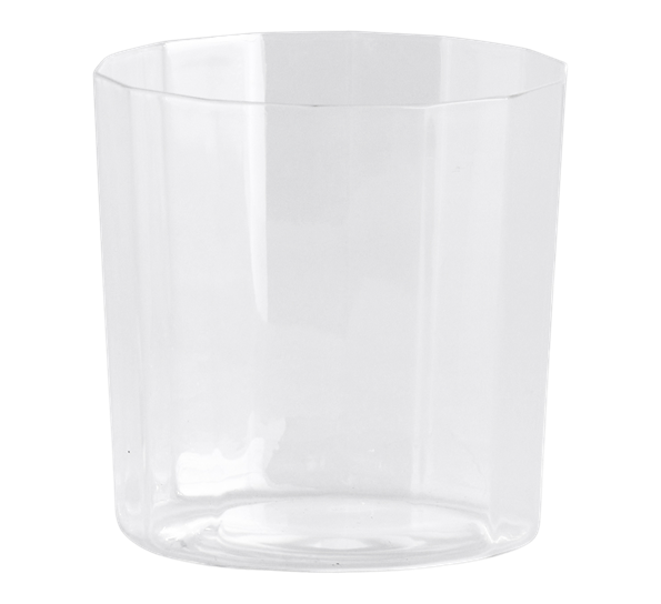 Angle drikkeglass wide 2,3 dl klar fra HAY
