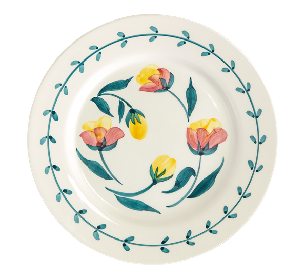 Flowers Tulips tallerken 28 cm fra Mateus