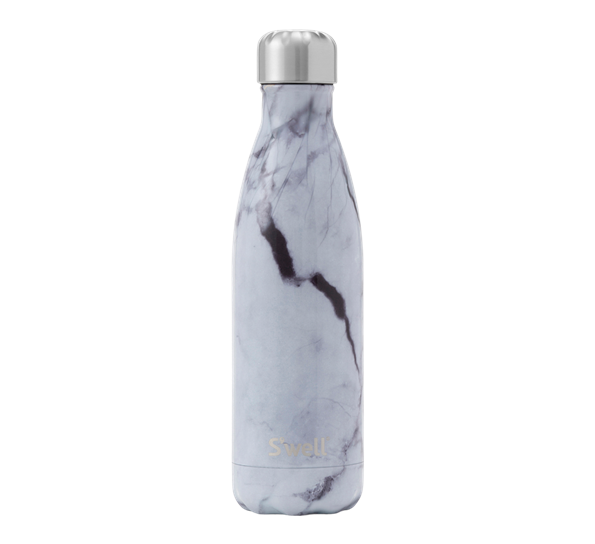 Drikkeflaske 5dl Elements white marble fra S`well