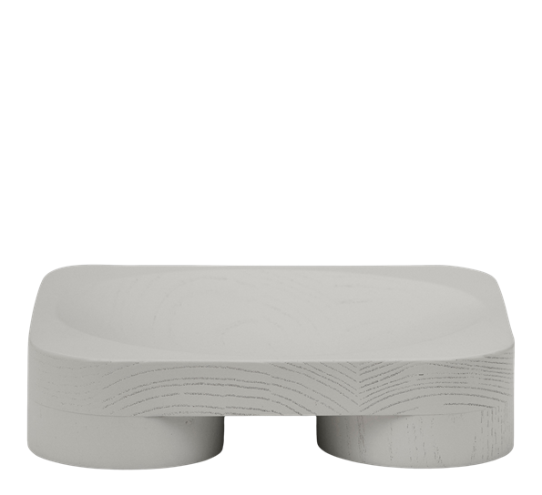 Chub skål 23x23 cm varmgrå fra Normann Copenhagen