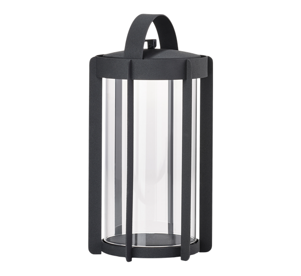 Firefly lykt 25 cm stål sort fra Zone