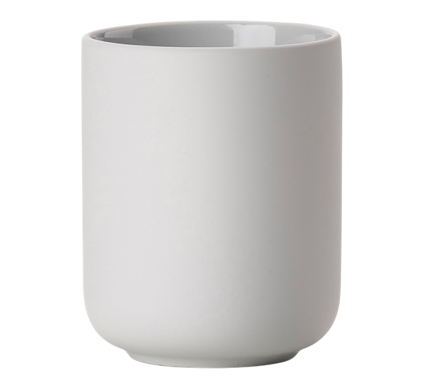 Ume tannbørsteholder soft grey h10,3 cm fra Zone