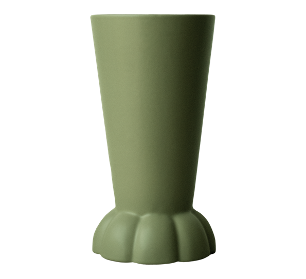 Flora vase 22 cm grønn fra DBKD