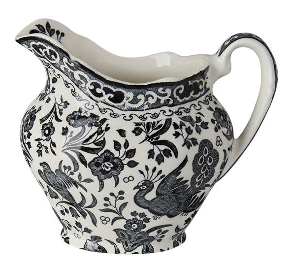 Black Regal Peacock fløtemugge 255 ml fra Burleigh