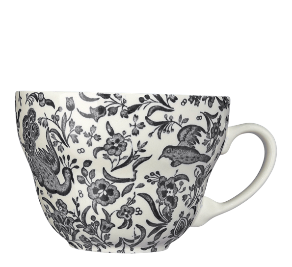 Black Regal Peacock frokostkopp 420 ml fra Burleigh