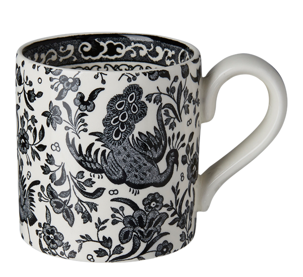 Black Regal Peacock krus 284 ml fra Burleigh