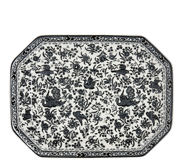 Black Regal Peacock serveringsfat 34 cm fra Burleigh
