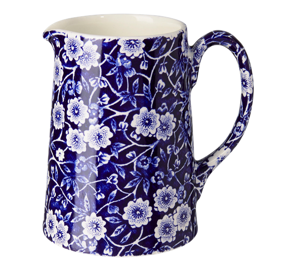 Blue Calico Tankard mugge liten 284 ml fra Burleigh