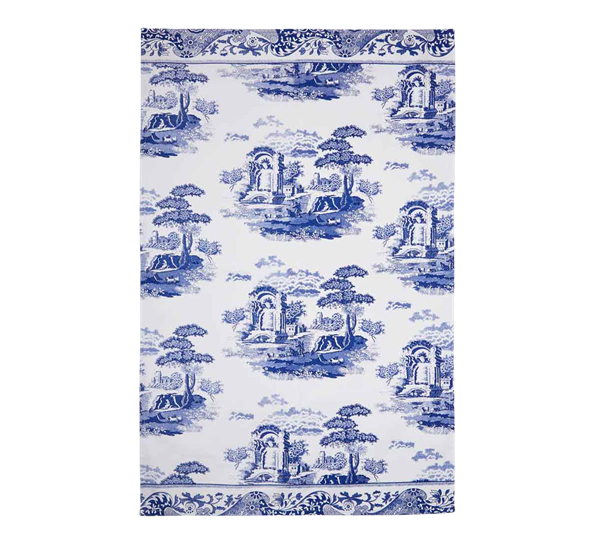 Blue Italian kjøkkenhåndkle fra Spode