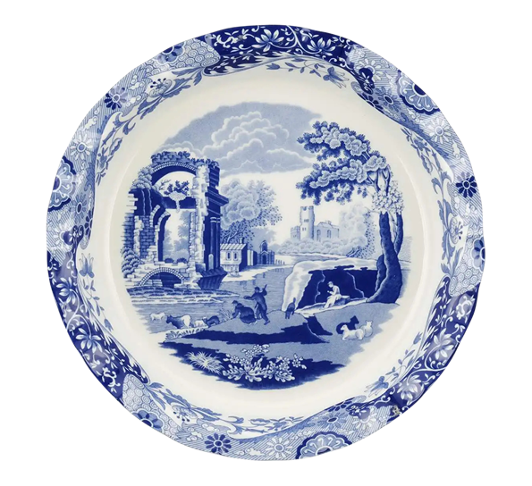 Blue Italian paiform 26 cm blå fra Spode