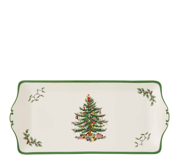Christmas Tree sandwichfat 34x16cm fra Spode
