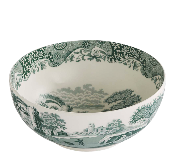 Green Italian serveringsskål 27 cm fra Spode