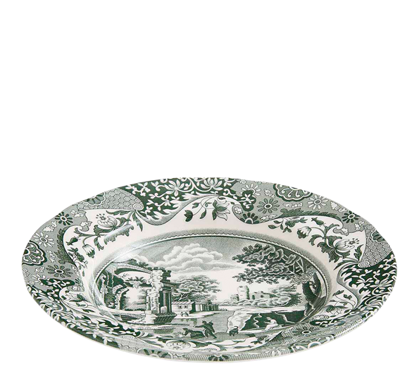 Green Italian tallerken dyp 23 cm fra Spode