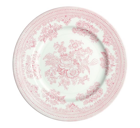 Pink Asiatic Pheasants asjett 17,5 cm fra Burleigh