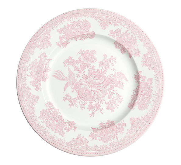 Pink Asiatic Pheasants tallerken 25 cm fra Burleigh