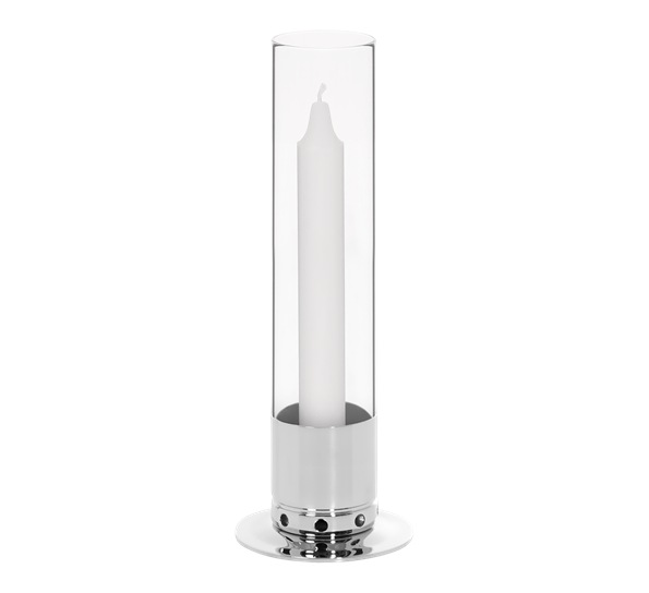 <p>Kattvik lysestake 25 cm forniklet messing Kattvik Design</p>

