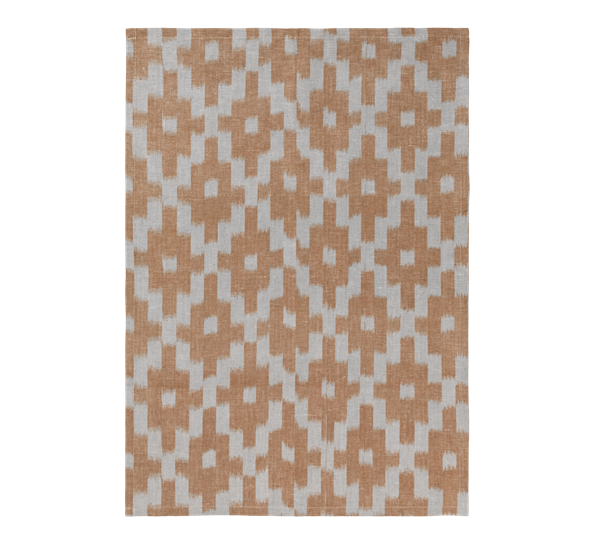 Ikat kjøkkenhåndkle mist blue terracotta fra Ferm Living