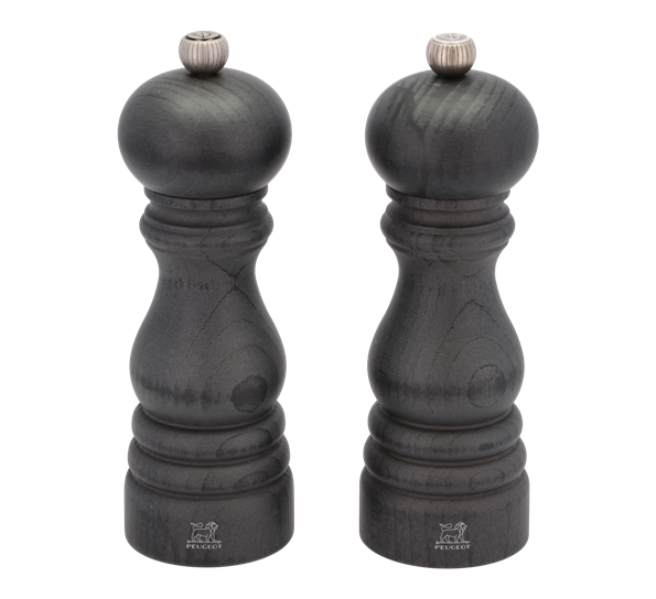 Paris salt- og pepperkvern 18 cm grafit bøk fra Peugeot