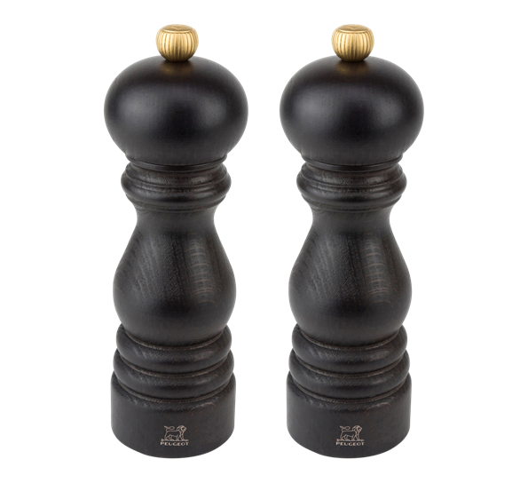 Paris salt og pepperkvernsett 18 cm choko fra Peugeot