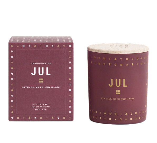 Jul duftlys med lokk 200 g fra Skandinavisk