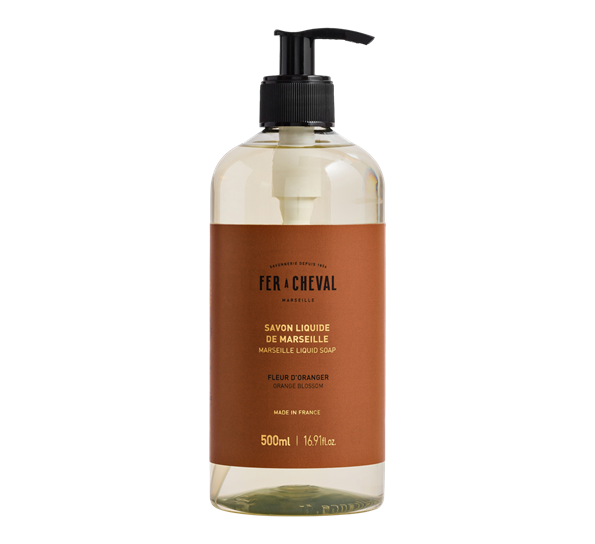 Marseille flytende såpe Orange Blossom 500ml Fer á Cheval