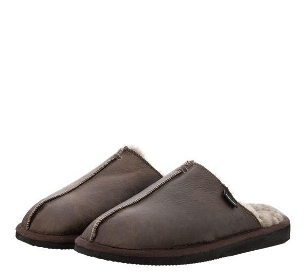 Hugo saueskinnstøfler Stone oiled antique 40 fra Shepherd of Sweden)