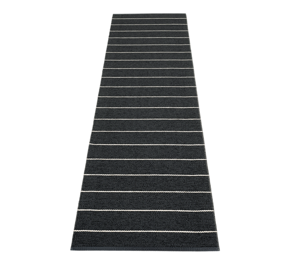 Carl matte sort 70x270 cm fra Pappelina