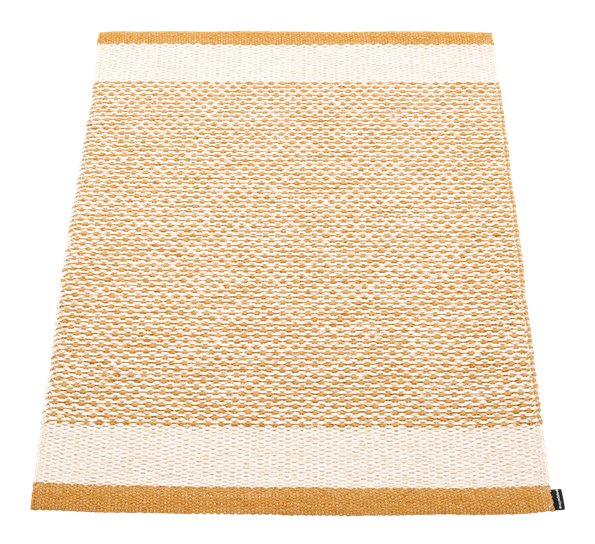 Edit matte oker vanilje beige metallic 230x320 cm fra Pappelina