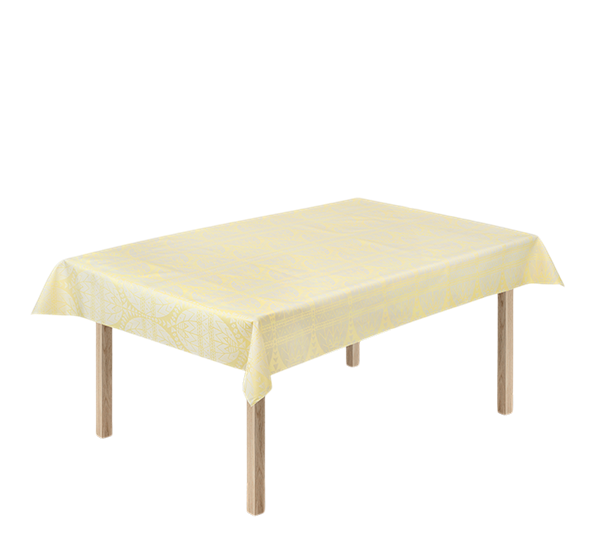 Easter akrylduk gul b140 cm fra Juna