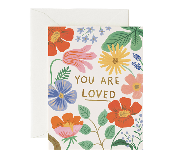 <p>Kort You are loved&nbsp;fra Rifle Paper Co.</p>
